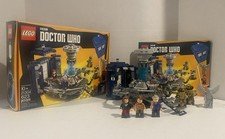 Lego Ideas 21304 Doctor Who Tardis Complete Retired 6 Minifigs Instructions Box