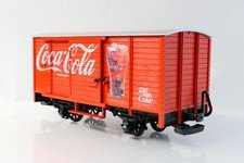 LGB 45352 G Scale Coca-Cola Boxcar with Sound & Original Box