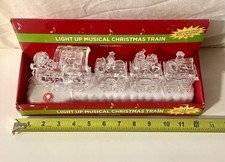 Light Up Musical Christmas Train w/ Lights And Music- Plays 8 Traditional Songs