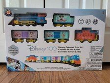 Lionel Disney 100 Battery Operated Train Set 712093 Years Of Wonder 29pcs New