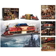 Magical 2-in-1 Harry Train & Bookends Set - Creative Home Decor for All Ages