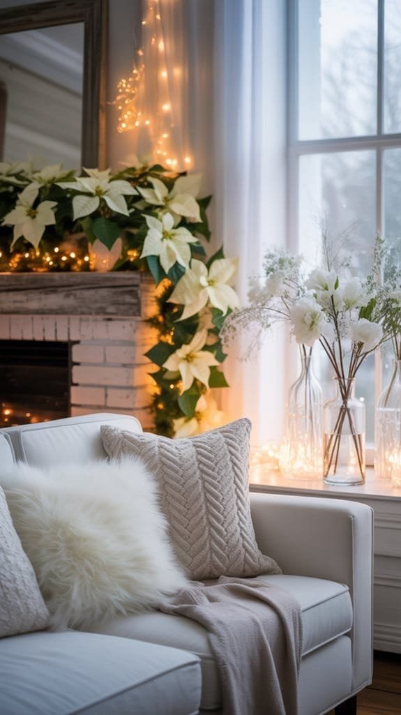 minimalist christmas floral elegance