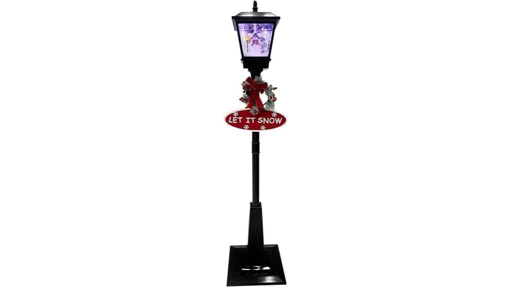 musical street lamp decoration