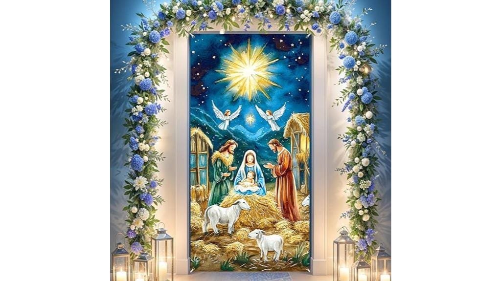nativity scene door decorations