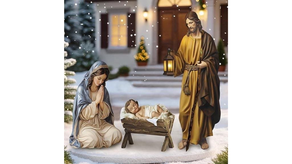 nativity scene yard decorations