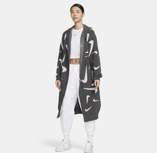 NEW Nike Sportswear Phoenix Cozy Bouclé Long Knit Cardigan Size M FD4282 254