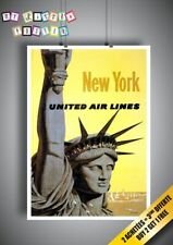 New York Vintage Posters Retro Print