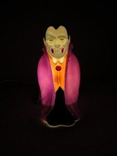 NOS NEW General Foam 9" Halloween Dracula Monster Tabletop Light/Lamp Blow Mold