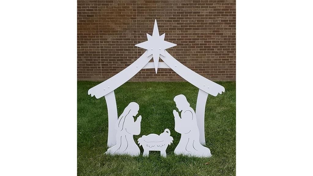 outdoor nativity set tall