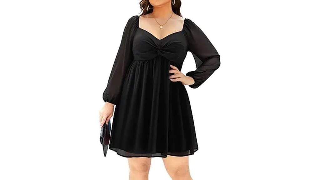 plus size graduation dress