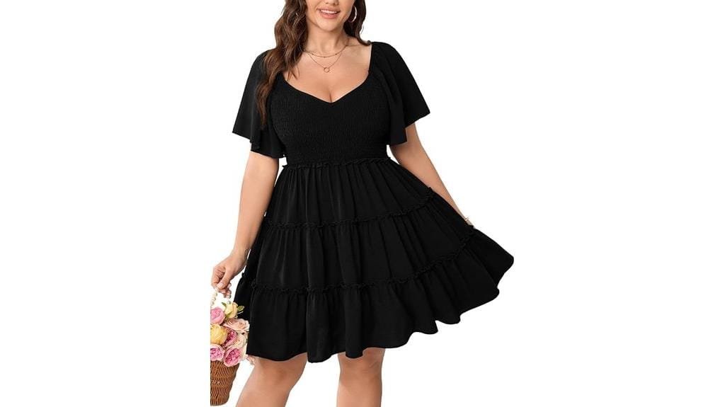 plus size mini dress