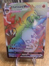 Pokemon Charizard VMAX Rainbow Hyper SECRET RARE Champion’s Path 74/73