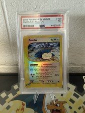 Pokemon Skyridge Snorlax Reverse Holo #100 PSA 7 Near Mint REGRADE!?