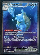 Pokémon Card TCG Blastoise ex SAR 200/165 Scarlet Violet 151 English EN