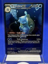 Pokémon TCG Blastoise EX Scarlet & Violet 151 Card 200/165 Near Mint Condition