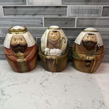 Roman Inc Holy Family Kings/Shepherd Christmas Nativity Nesting Dolls 9 pc Set