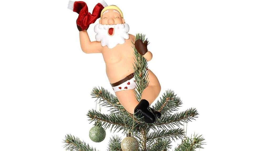 santa claus tree topper