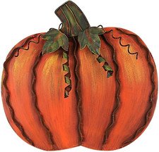 Standing Metal Pumpkin Fall Decor Outdoor Pumpkin Decoration
