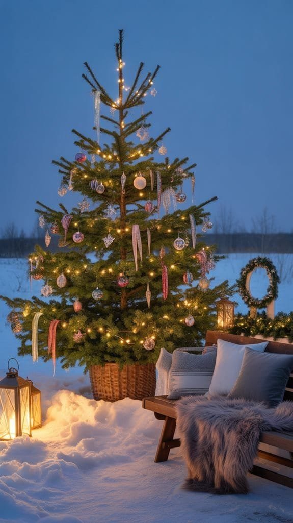 strategic outdoor tree lighting