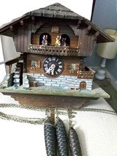 Swiss Musical Cuckoo CUENDET 3741-42 Lara's Theme for Dr. Zhlyago Edelweis