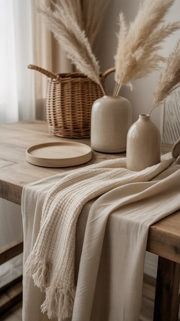 textural layering for depth