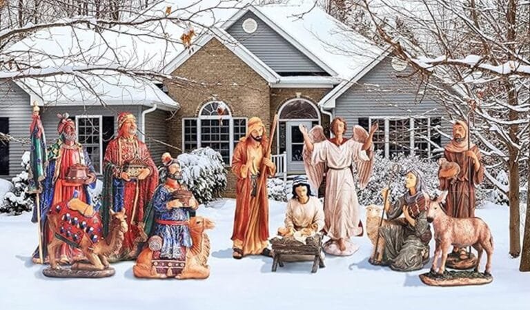 twelve piece nativity set