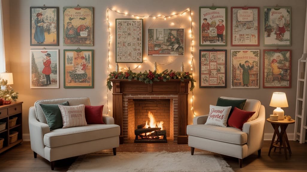 vintage advent calendar elegance