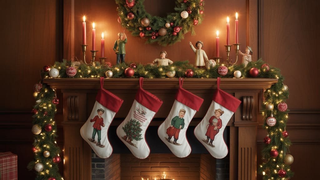 vintage mantelpiece display ideas