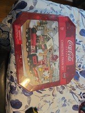 VINTAGE COCA-COLA WOODEN CHRISTMAS TRAIN SET REGISTERED #36413