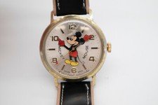 Vintage Mickey Mouse Walt Disney Watch 50 Years Swiss Made Manual Wind *READ*