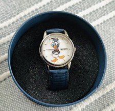 Vintage Walt Disney Donald Duck 1934-1994 Anniversary Watch NEW in Tin