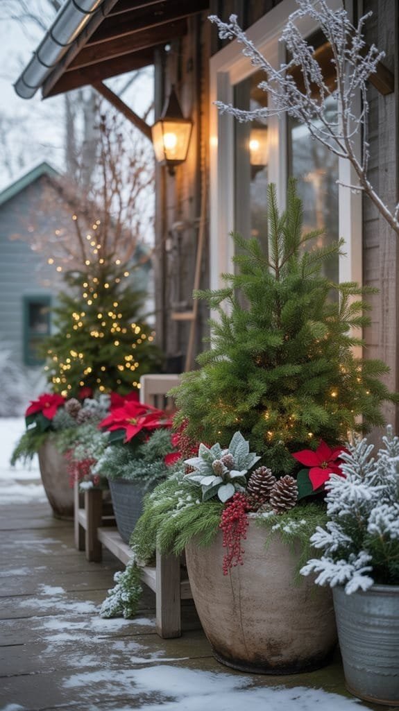 winter planter arrangement tips