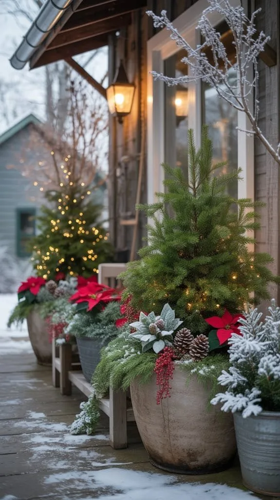 winter planter arrangement tips
