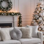 winter themed living room decor