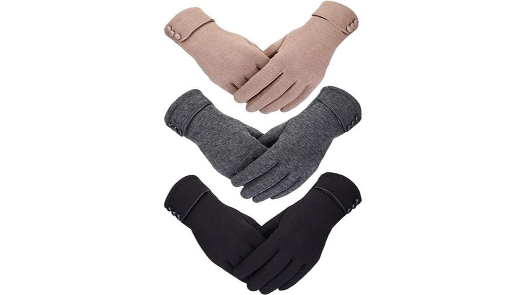winter touchscreen texting gloves