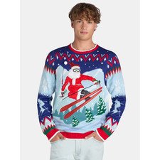 Women's Ugly Christmas Sweater Funny Xmas Holiday Party Knitwear Jumper Pullover