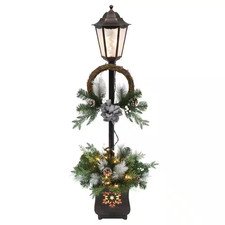 4 Ft. Prelit Indoor/Outdoor Christmas Lamp Post