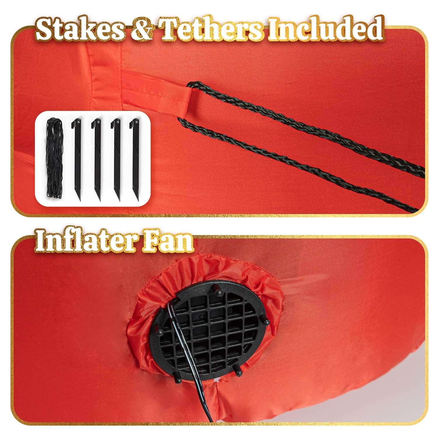 6Ft Lighted Gnome Inflatable Yard Decoration