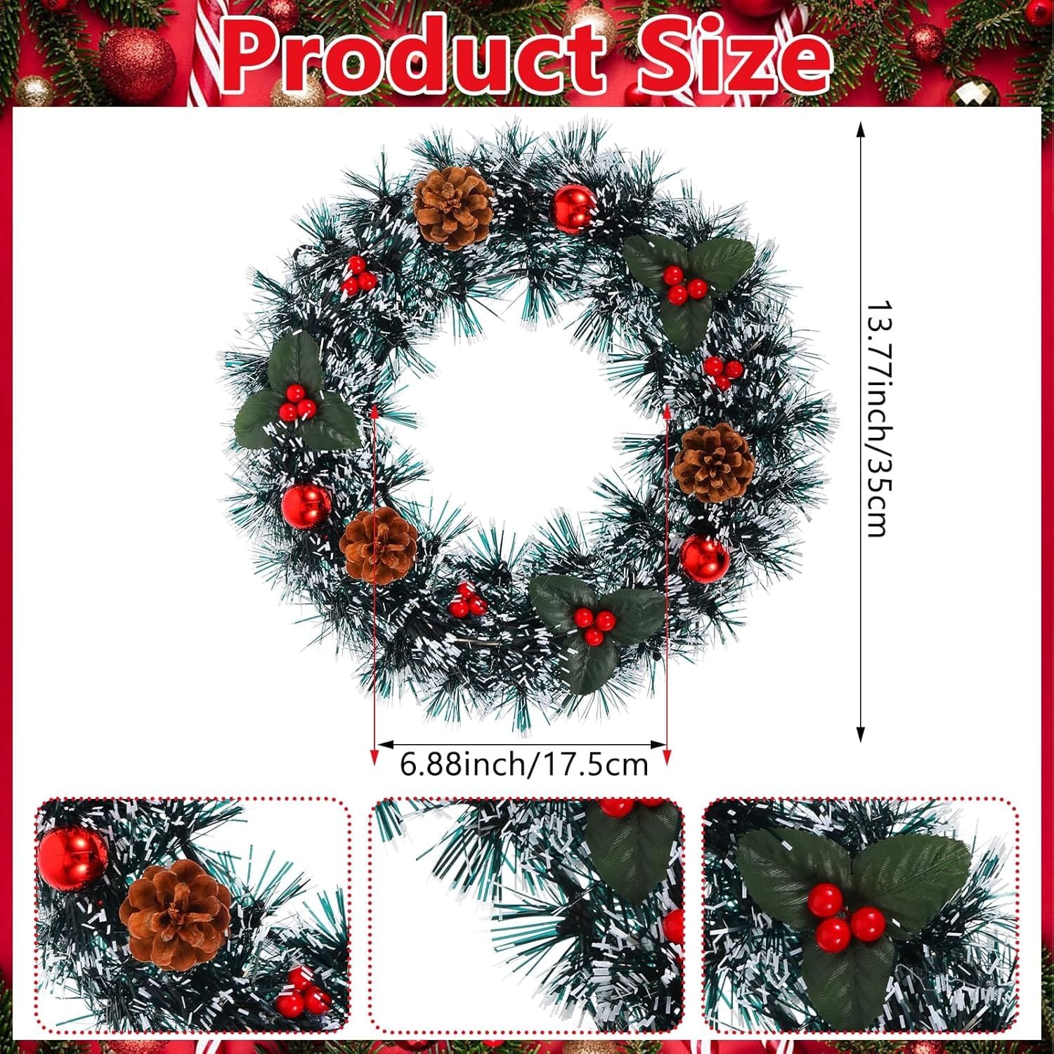 7-Pc Christmas Lamp Post Decoration Set