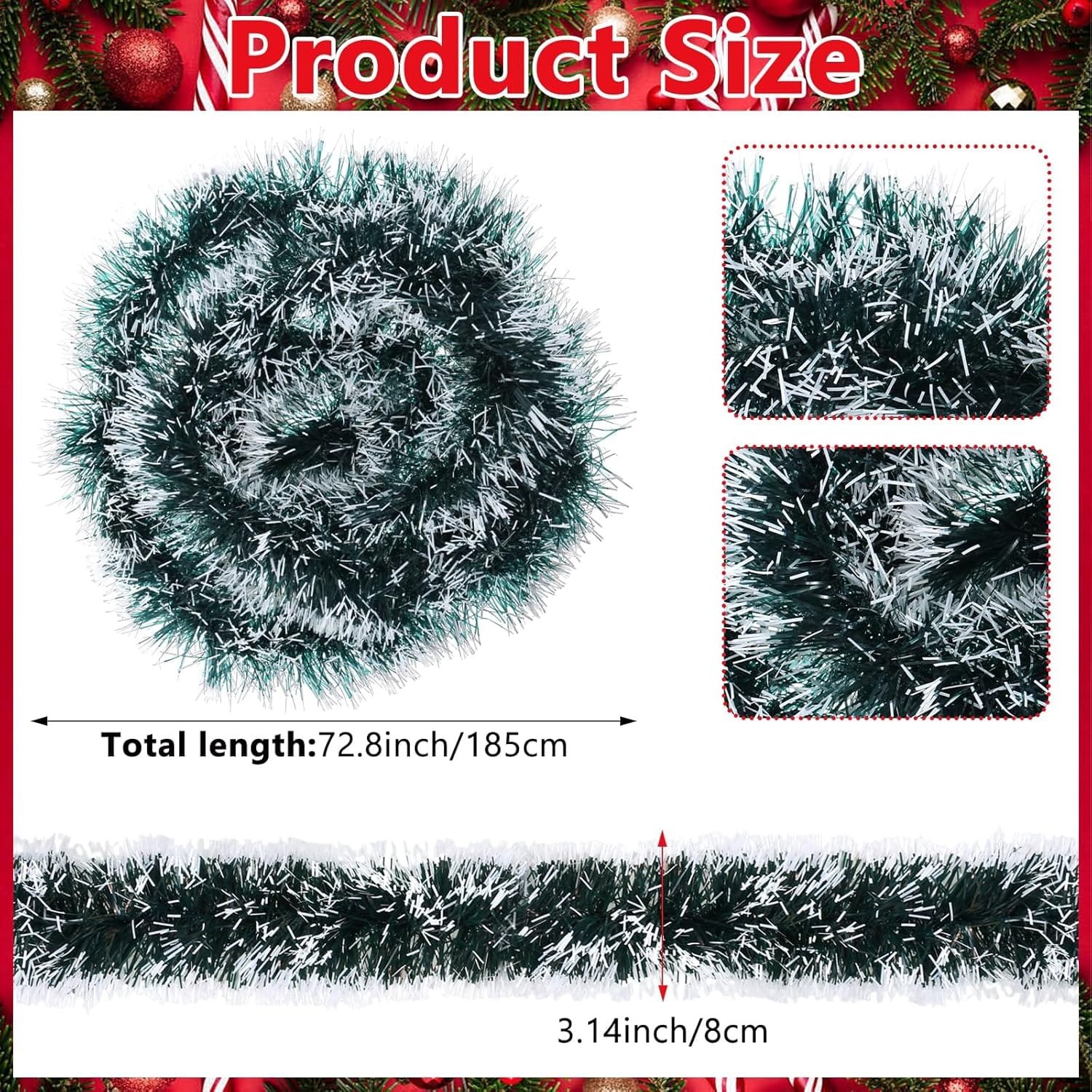 7-Pc Christmas Lamp Post Decoration Set