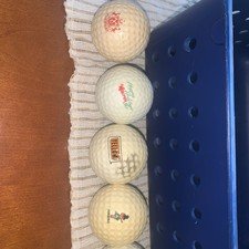 8 Vintage Golf Advertising Balls