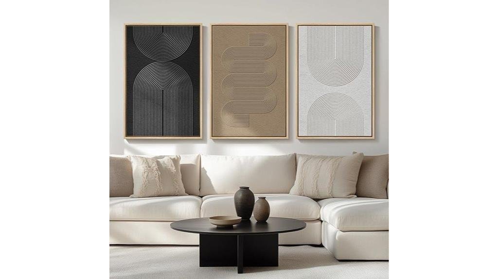 abstract black white art