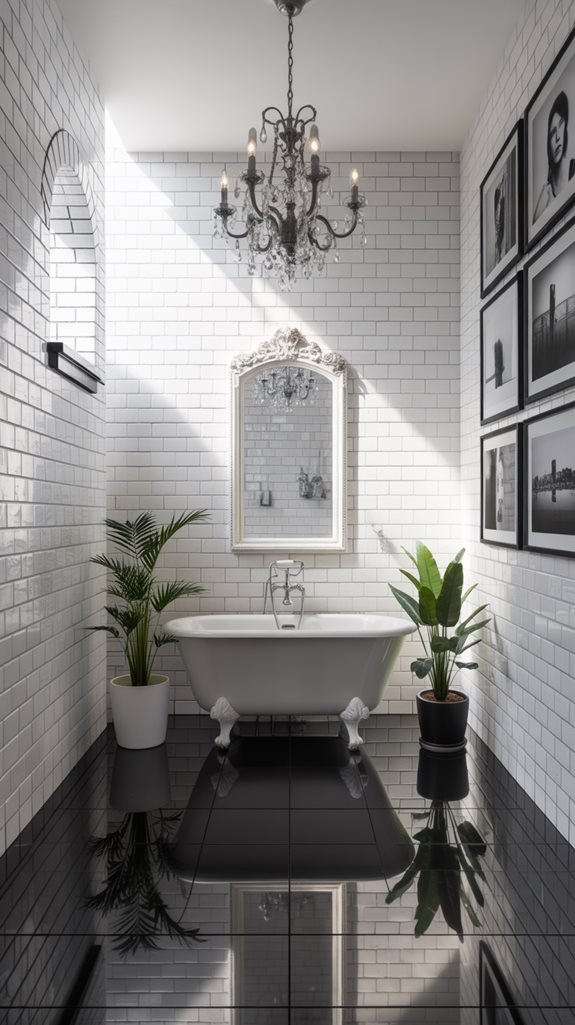 artistic black and white displays