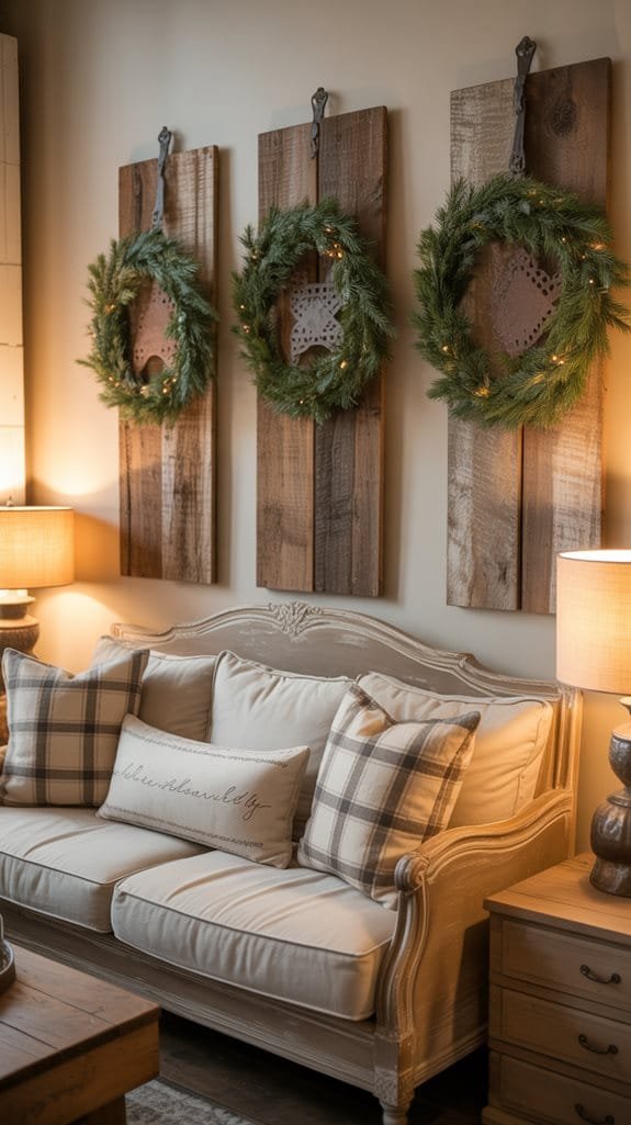 authentic barn wood accents