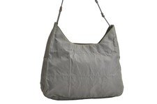 Authentic PRADA Vintage Nylon Leather Shoulder Bag Gray 4413N