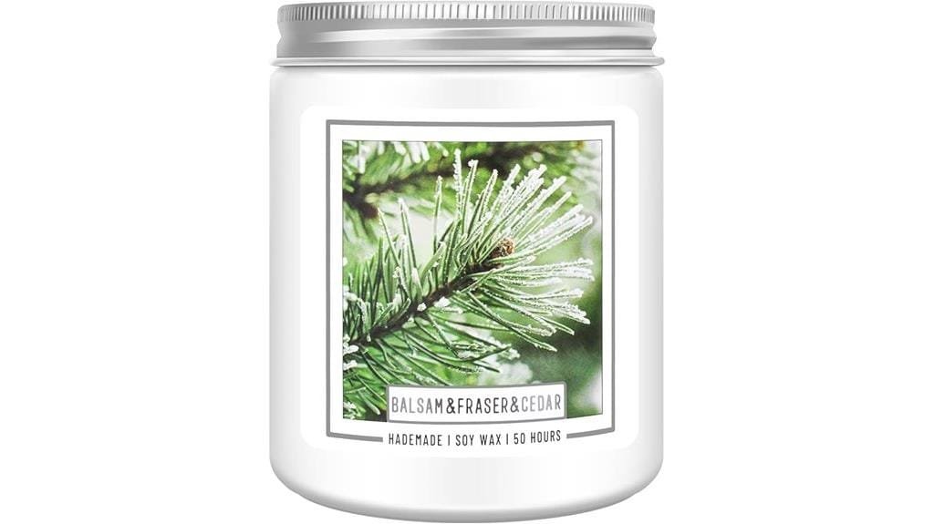 balsam pine scented candle