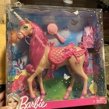 Barbie Unicorn Horse Pink 2012 Barbie Princess 3+ Girls Christmas Gift Kids 9182