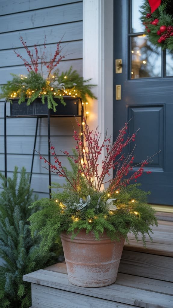 berry enhanced seasonal arrangements