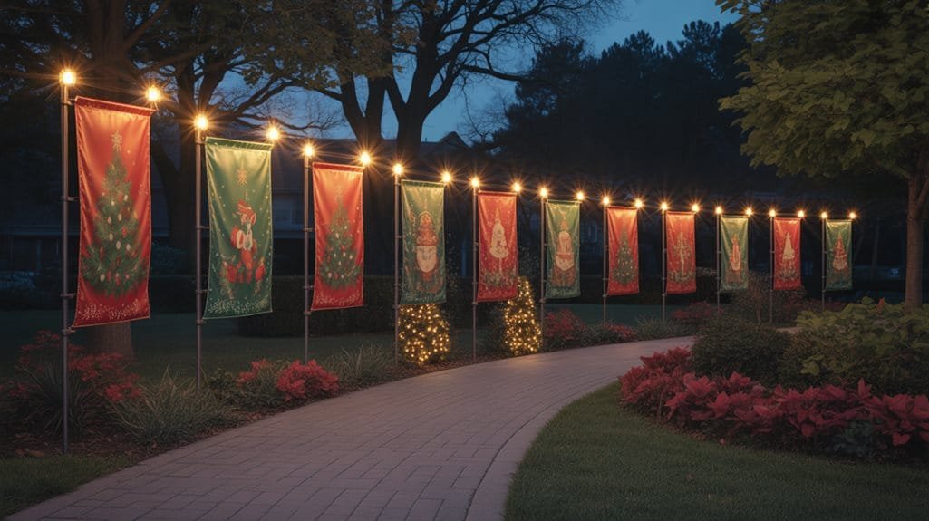 best lighted garden flags
