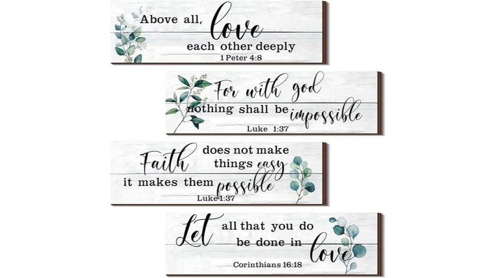 biblical wall decor set